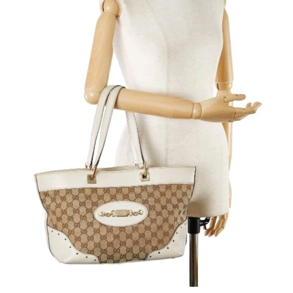 GUCCI GG Canvas Tote Bag